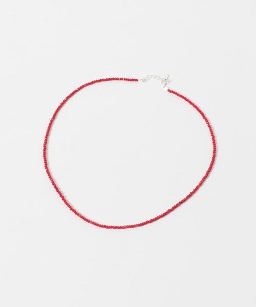 URBAN RESEARCH（アーバンリサーチ）の「decor『デコール』　Cut beads necklace（ネックレス・レディース・ブラック/レッド/ネイビー・-）」の15枚目の写真