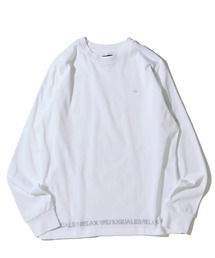 1piu1uguale3 RELAX | 【1PIU1UGUALE3 RELAX】LONG T-SHIRT WITH RHINESTONE HEM(Tシャツ/カットソー)