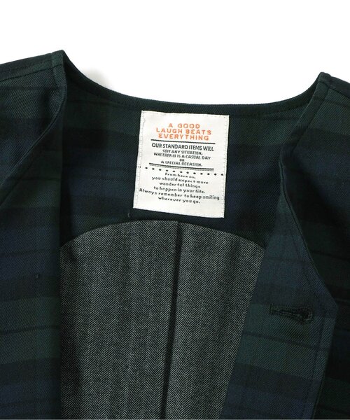 BREEZE(ブリーズ)の「【リンク】フォーマルベスト_セットアップ可能(スーツベスト・キッズ・グレー/グリーン・90/100/110/120/130)」の10枚目の写真