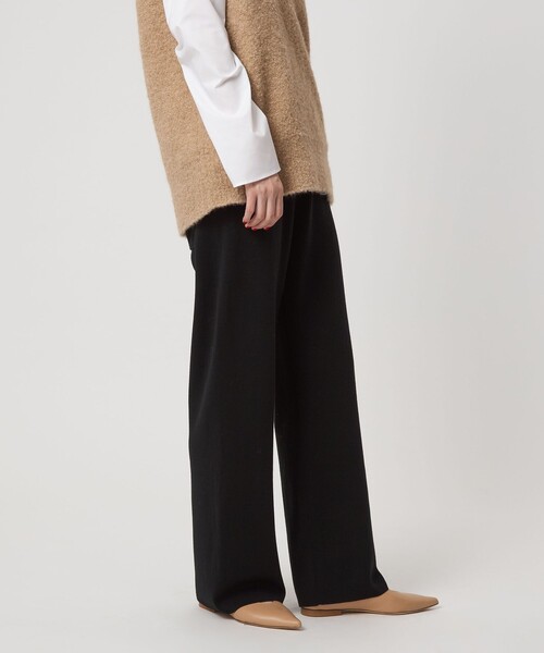conte（コンテ）の「＜conte＞ウール ニットパンツ（その他パンツ・レディース・ブラック/ベージュ/ネイビー・36/38）」の5枚目の写真