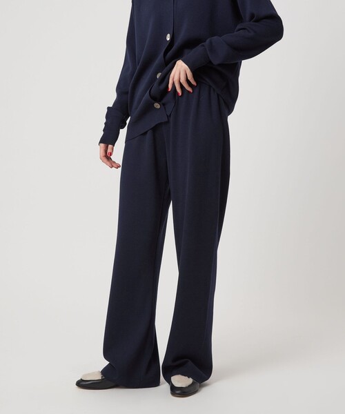 conte（コンテ）の「＜conte＞ウール ニットパンツ（その他パンツ・レディース・ブラック/ベージュ/ネイビー・36/38）」の8枚目の写真