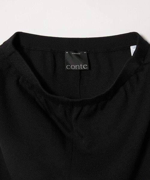 conte（コンテ）の「＜conte＞ウール ニットパンツ（その他パンツ・レディース・ブラック/ベージュ/ネイビー・36/38）」の15枚目の写真
