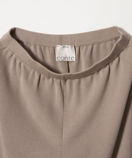 conte（コンテ）の「＜conte＞ウール ニットパンツ（その他パンツ・レディース・ブラック/ベージュ/ネイビー・36/38）」の21枚目の写真