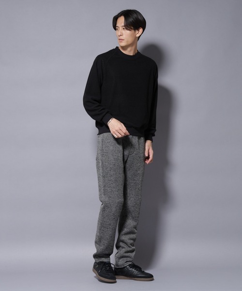 NANO universe（ナノユニバース）の「ニットフリースイージーパンツ(セットアップ可)（その他パンツ・メンズ・グレー/ブラック/ダークグレー・S/M/L/XL）」の14枚目の写真