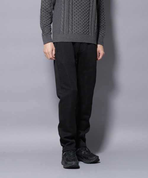 NANO universe（ナノユニバース）の「ニットフリースイージーパンツ(セットアップ可)（その他パンツ・メンズ・グレー/ブラック/ダークグレー・S/M/L/XL）」の18枚目の写真