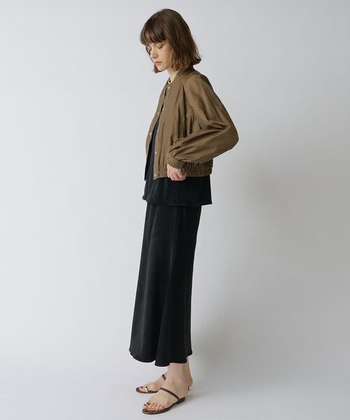 Drawing Numbers(ドローイング ナンバーズ)の「【Drawing Numbers】ナチュラルシアーブルゾン(ブルゾン・レディース・ベージュ/ブラウン・38)」の5枚目の写真