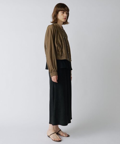 Drawing Numbers(ドローイング ナンバーズ)の「【Drawing Numbers】ナチュラルシアーブルゾン(ブルゾン・レディース・ベージュ/ブラウン・38)」の7枚目の写真