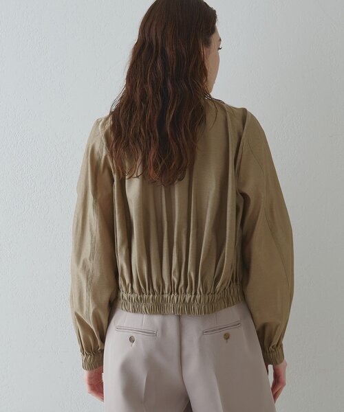 Drawing Numbers(ドローイング ナンバーズ)の「【Drawing Numbers】ナチュラルシアーブルゾン(ブルゾン・レディース・ベージュ/ブラウン・38)」の14枚目の写真