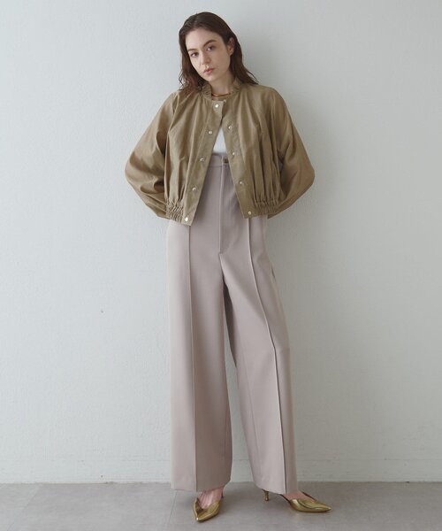 Drawing Numbers(ドローイング ナンバーズ)の「【Drawing Numbers】ナチュラルシアーブルゾン(ブルゾン・レディース・ベージュ/ブラウン・38)」の16枚目の写真