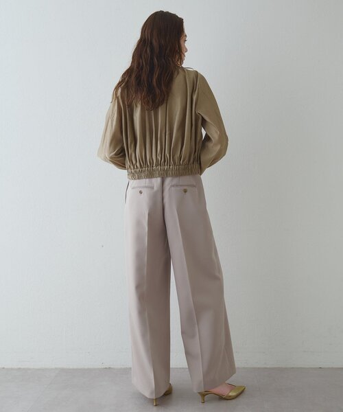 Drawing Numbers(ドローイング ナンバーズ)の「【Drawing Numbers】ナチュラルシアーブルゾン(ブルゾン・レディース・ベージュ/ブラウン・38)」の19枚目の写真