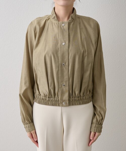 Drawing Numbers(ドローイング ナンバーズ)の「【Drawing Numbers】ナチュラルシアーブルゾン(ブルゾン・レディース・ベージュ/ブラウン・38)」の21枚目の写真