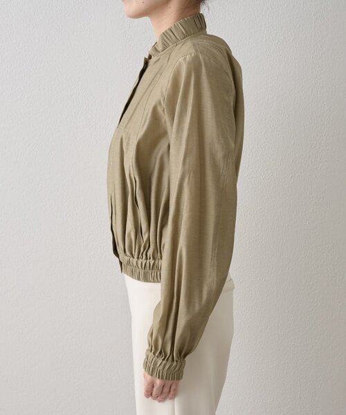 Drawing Numbers(ドローイング ナンバーズ)の「【Drawing Numbers】ナチュラルシアーブルゾン(ブルゾン・レディース・ベージュ/ブラウン・38)」の22枚目の写真