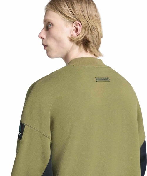 洋服 EQUIPMENT BLOCKED HALF-ZIP JX1464（スウェット）｜adidas