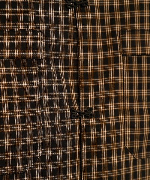 Forte（フォルテ）（フォルテ）の「Grid Check Open Collar Shirt/グリッドチェックオープンカラーシャツ（シャツ/ブラウス・メンズ・ブラック系その他/ブラウン系その他・M/L）」の21枚目の写真