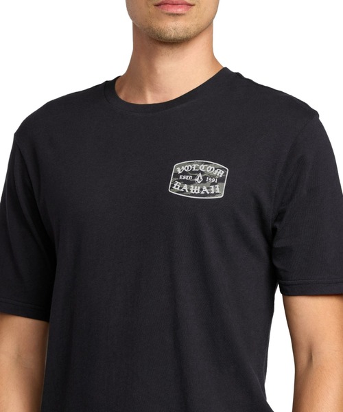 VOLCOM(ボルコム)の「VOLCOM ALOHA NEVER DIES FILL SST/ボルコム半袖Tシャツ(Tシャツ/カットソー・メンズ・ブラック・SMALL/MEDIUM/LARGE/X-LARGE)」の7枚目の写真