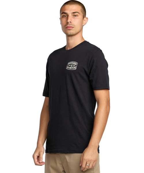 VOLCOM(ボルコム)の「VOLCOM ALOHA NEVER DIES FILL SST/ボルコム半袖Tシャツ(Tシャツ/カットソー・メンズ・ブラック・SMALL/MEDIUM/LARGE/X-LARGE)」の4枚目の写真