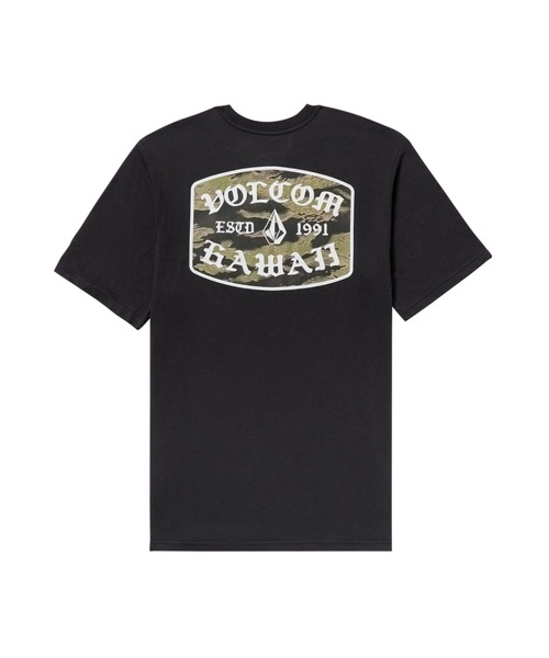 VOLCOM(ボルコム)の「VOLCOM ALOHA NEVER DIES FILL SST/ボルコム半袖Tシャツ(Tシャツ/カットソー・メンズ・ブラック・SMALL/MEDIUM/LARGE/X-LARGE)」の3枚目の写真