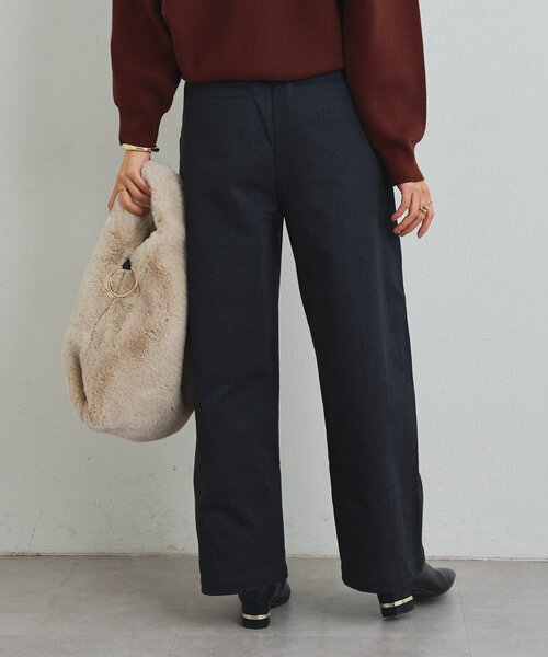 un dix cors(アンディコール)の「《デイリーに活躍◎》裏起毛デニムパンツ(デニムパンツ・レディース・ベージュ/ブラウン/チャコールグレー・FREE)」の7枚目の写真