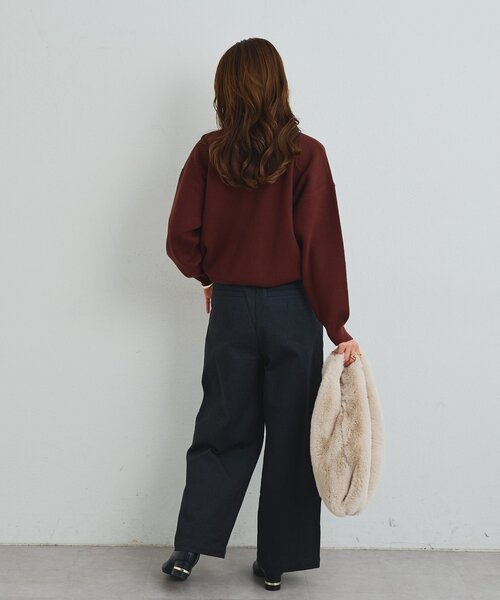 un dix cors(アンディコール)の「《デイリーに活躍◎》裏起毛デニムパンツ(デニムパンツ・レディース・ベージュ/ブラウン/チャコールグレー・FREE)」の11枚目の写真