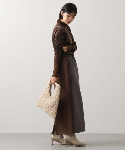 Gready Brilliant(グレディブリリアン)の「ベロア×シアータートル(Tシャツ/カットソー・レディース・アイボリー/ブラック/ブラウン/グレー・38)」の22枚目の写真