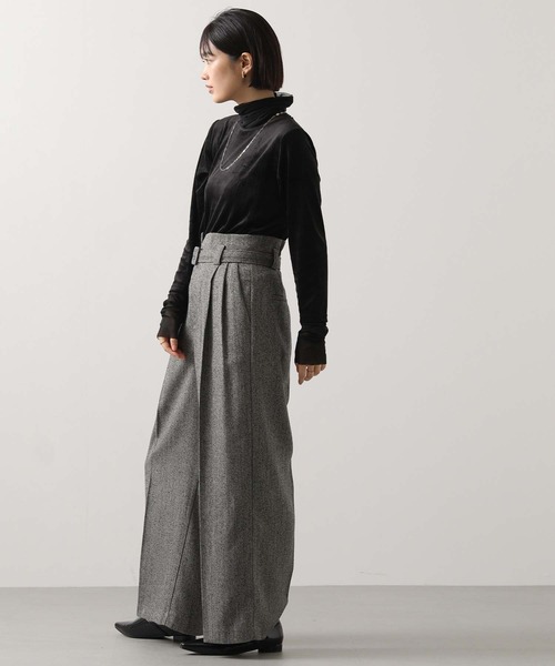 Gready Brilliant(グレディブリリアン)の「ベロア×シアータートル(Tシャツ/カットソー・レディース・アイボリー/ブラック/ブラウン/グレー・38)」の14枚目の写真