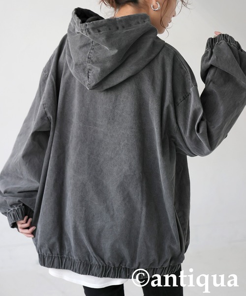 antiqua(アンティカ)の「パーカー(パーカー・レディース・チャコールグレー・ONESIZE)」の5枚目の写真