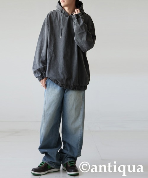 antiqua(アンティカ)の「パーカー(パーカー・レディース・チャコールグレー・ONESIZE)」の12枚目の写真