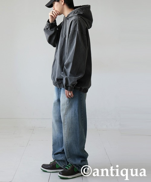 antiqua(アンティカ)の「パーカー(パーカー・レディース・チャコールグレー・ONESIZE)」の16枚目の写真