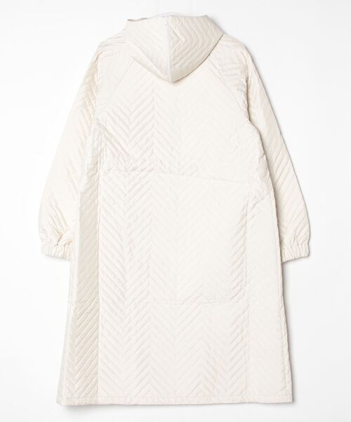 Julier Yoga and Relax（ジュリエヨガアンドリラックス）の「Julier soronaキルティングロングコート（その他アウター・レディース・オフホワイト・FREE）」の22枚目の写真