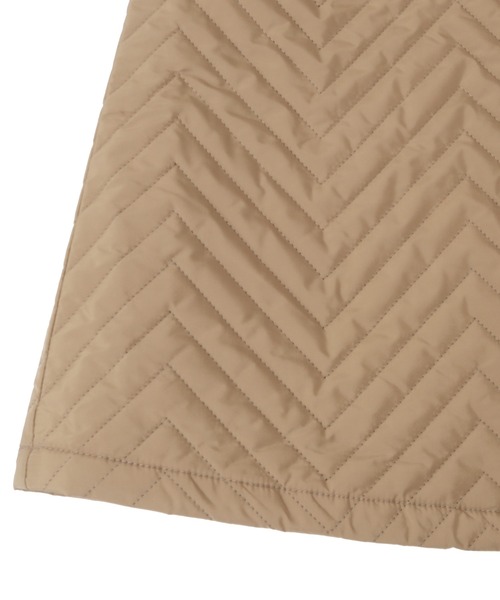 Julier Yoga and Relax（ジュリエヨガアンドリラックス）の「Julier soronaキルティングロングコート（その他アウター・レディース・オフホワイト・FREE）」の12枚目の写真