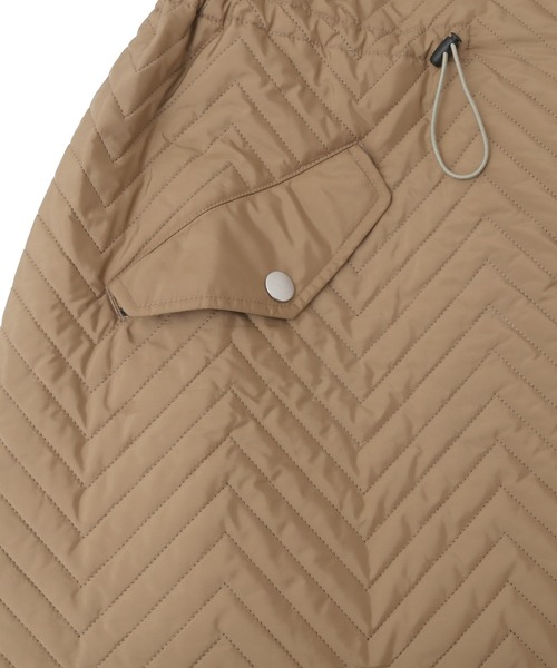 Julier Yoga and Relax（ジュリエヨガアンドリラックス）の「Julier soronaキルティングロングコート（その他アウター・レディース・オフホワイト・FREE）」の13枚目の写真