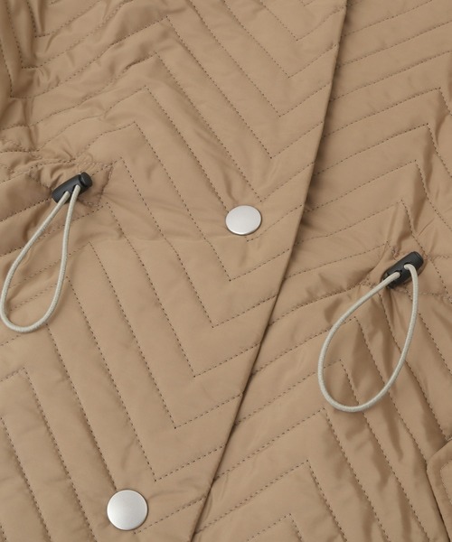 Julier Yoga and Relax（ジュリエヨガアンドリラックス）の「Julier soronaキルティングロングコート（その他アウター・レディース・オフホワイト・FREE）」の14枚目の写真