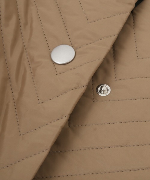 Julier Yoga and Relax（ジュリエヨガアンドリラックス）の「Julier soronaキルティングロングコート（その他アウター・レディース・オフホワイト・FREE）」の15枚目の写真