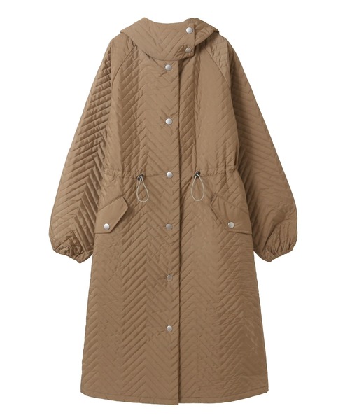 Julier Yoga and Relax（ジュリエヨガアンドリラックス）の「Julier soronaキルティングロングコート（その他アウター・レディース・オフホワイト・FREE）」の18枚目の写真