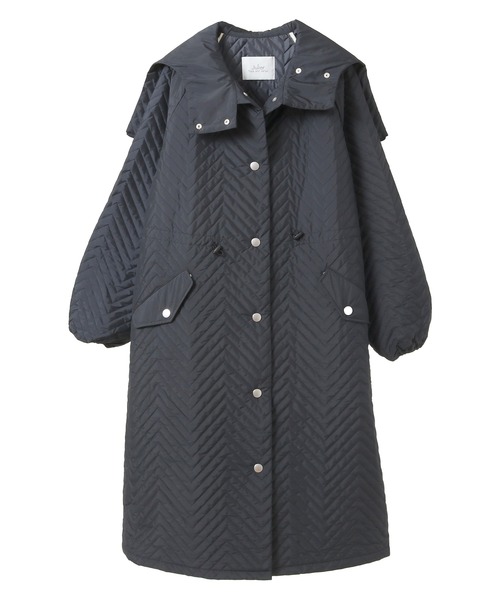 Julier Yoga and Relax（ジュリエヨガアンドリラックス）の「Julier soronaキルティングロングコート（その他アウター・レディース・オフホワイト・FREE）」の19枚目の写真