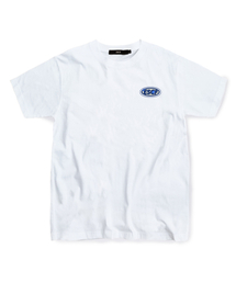 ブルーサークルロゴTシャツホワイト