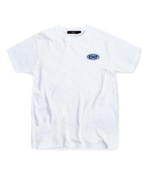 ESCAPEFROM（エスケープフロム）の「ブルーサークルロゴTシャツホワイト（Tシャツ/カットソー・レディース・その他・SMALL/MEDIUM/LARGE）」の2枚目の写真