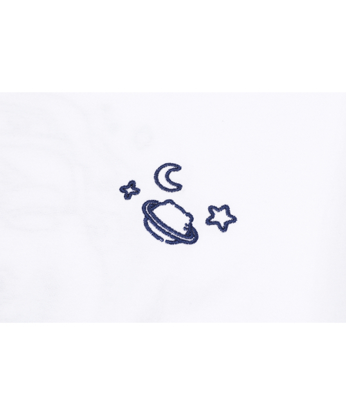 CPGN STUDIO（コンパーニョ）の「[CPGN x カカオフレンズ] ユニバースチュンシク刺繍半袖Tシャツホワイト（Tシャツ/カットソー・レディース・その他・LARGE/MEDIUM）」の5枚目の写真