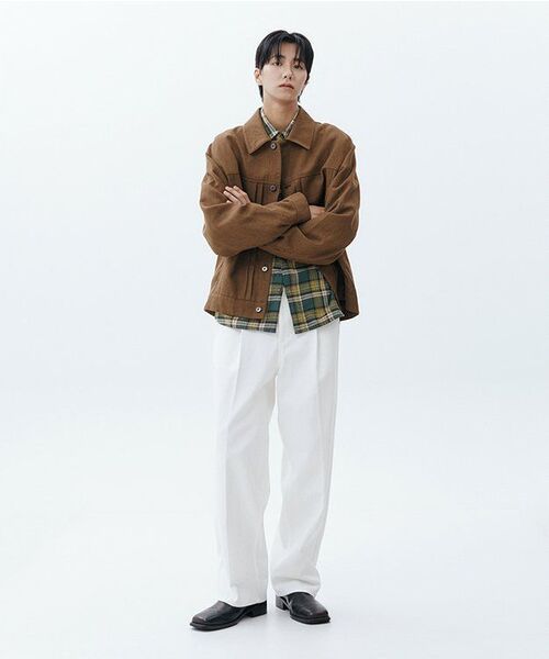 INSILENCE(インサイロンス)の「ヘンプウール TYPE1 ジャケット キャメルベージュ(デニムジャケット・レディース・その他・SMALL/MEDIUM/LARGE)」の10枚目の写真