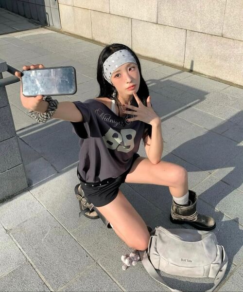 Midnight Move(ミッドナイトムーブ)の「set 89 t (white)(Tシャツ/カットソー・レディース・その他・FREE)」の8枚目の写真