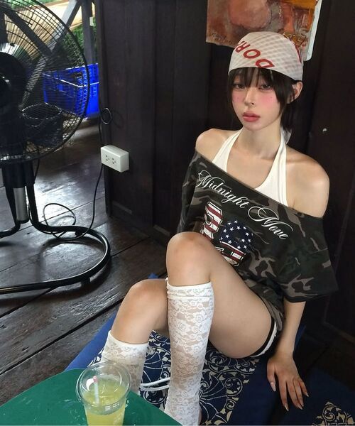 Midnight Move(ミッドナイトムーブ)の「set 89 t (white)(Tシャツ/カットソー・レディース・その他・FREE)」の10枚目の写真