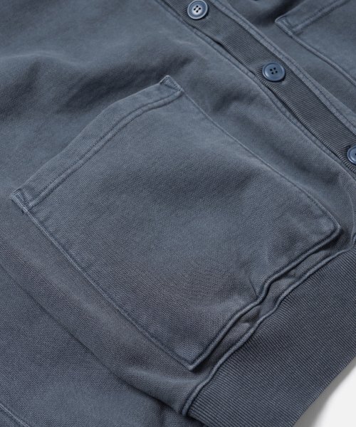 FRIZMWORKS(フリズムワークス)の「PIGMENT DYEING HEAVYWEIGHT CARDIGAN _ NAVY(カーディガン/ボレロ・メンズ・その他・MEDIUM/LARGE/X-LARGE)」の5枚目の写真