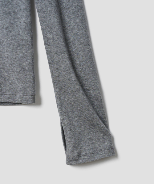 TTUDEMENT(トュードメント)の「BASIC ROLL-NECK PULLOVER_GREY(ニット/セーター・レディース・その他・FREE)」の5枚目の写真