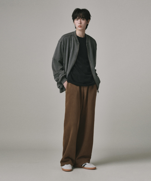 Verdnt（バーダント）の「(裏起毛)ベーシックワイドスウェットパンツ [モカ]（スウェットパンツ・レディース・その他・SMALL/MEDIUM/LARGE）」の12枚目の写真