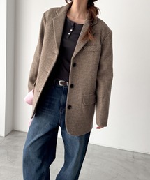 CANAL JEAN | El mar チェックウールジャケット(テーラードジャケット)