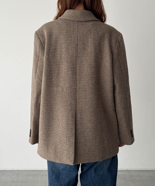 CANAL JEAN（キャナルジーン）の「El mar　チェックウールジャケット（テーラードジャケット・レディース・チェック・ONE SIZE）」の7枚目の写真