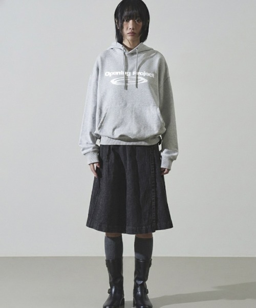 Opening Project(オープニングプロジェクト)の「w Identity Hoodie / ダブルアイデンティティ フーディ(パーカー・レディース・杢グレー/ブラック・S/M)」の15枚目の写真