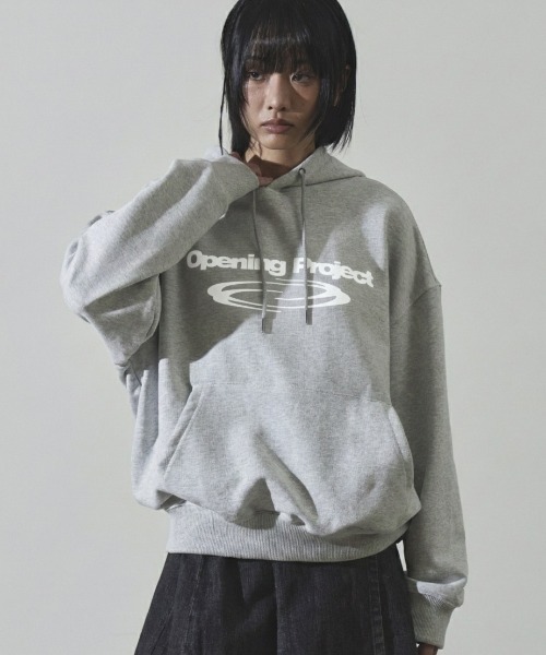 Opening Project(オープニングプロジェクト)の「w Identity Hoodie / ダブルアイデンティティ フーディ(パーカー・レディース・杢グレー/ブラック・S/M)」の14枚目の写真