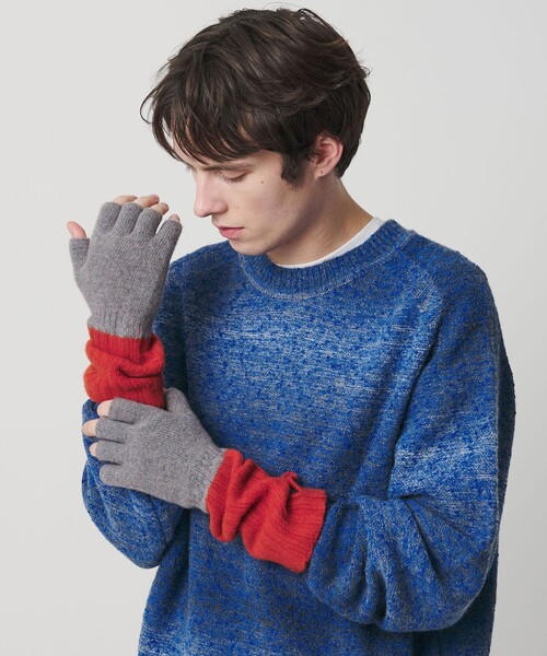 BEAUTY&YOUTH UNITED ARROWS（ビューティーアンドユースユナイテッドアローズ）の「＜SANTACANA＞フィンガーレス グローブ（手袋・メンズ・ブラック/グレー系/モカ・FREE）」の3枚目の写真