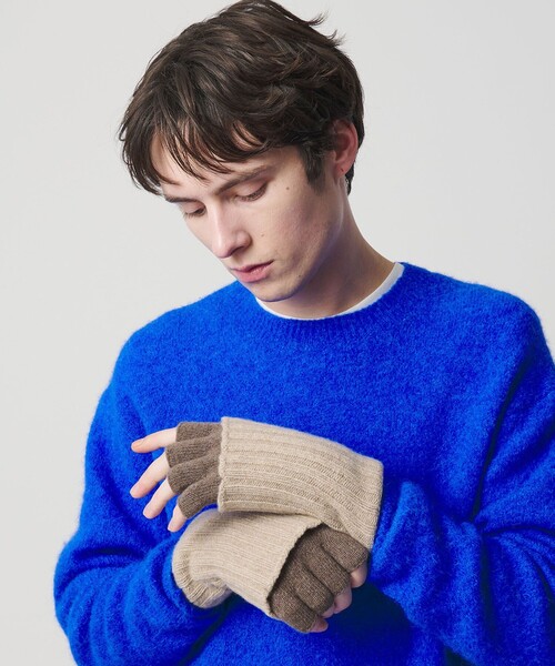 BEAUTY&YOUTH UNITED ARROWS（ビューティーアンドユースユナイテッドアローズ）の「＜SANTACANA＞フィンガーレス グローブ（手袋・メンズ・ブラック/グレー系/モカ・FREE）」の2枚目の写真